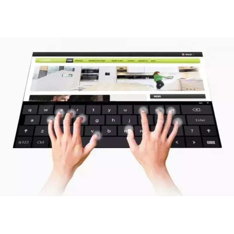 Hannspree HT161HNB arvutimonitor 39,6 cm (15,6 tolli) 1366 x 768 pikslit HD LED puuteekraan lauakasutuseks must