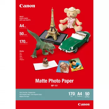 Canon MP-101 Matt fotopaber A4 - 50 lehte, 170 g/m², A4 (210 x 297 mm), 50 lehte