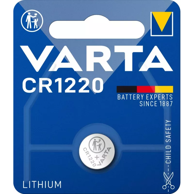 VARTA patarei, liitium-nööpelement CR1220, 3V