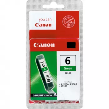Canon BCI-6G roheline tindikassett, roheline, pigmendipõhine tint, 1 tk, 2300 lehekülge