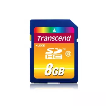 Transcend 8 GB SDHC Class 10 TS8GSDHC10 välkmälu