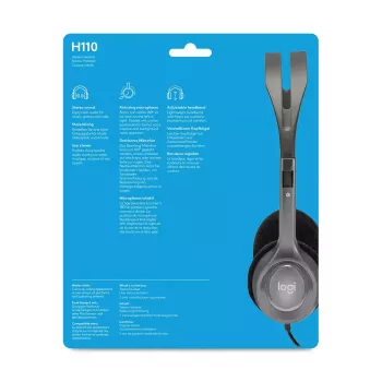 LOGITECH H110 - 3.5mm - stereopeakomplekt