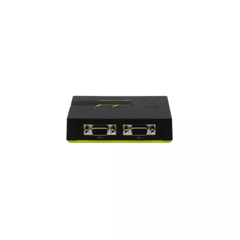 LevelOne 2-pordiline USB VGA KVM-lüliti, helitoega
