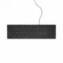 DELL juhtmega klaviatuur - KB216 - saksa (QWERTZ) - must, täissuuruses (100%), juhtmega, USB, QWERTZ, must