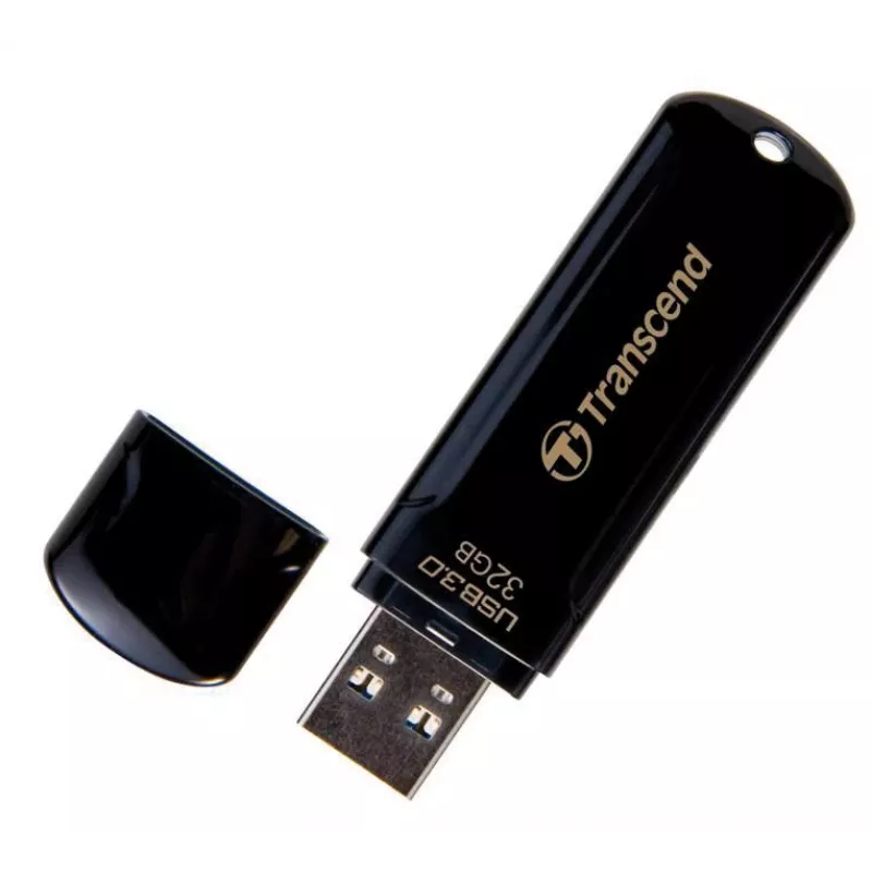 TRANSCEND Jetflash 700 - 32 GB USB-mälupulk - USB 3.0 - must
