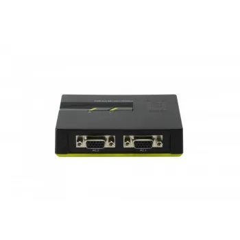 LevelOne 2-pordiline USB VGA KVM-lüliti, 2048 x 1536 pikslit, must, roheline