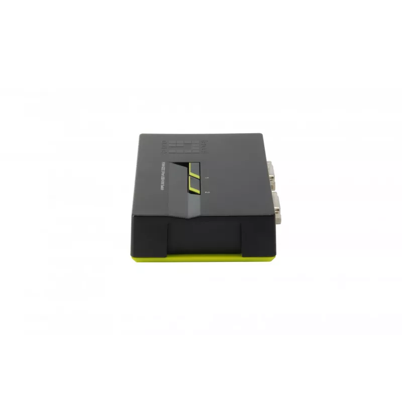 LevelOne 2-pordiline USB VGA KVM-lüliti, 2048 x 1536 pikslit, must, roheline