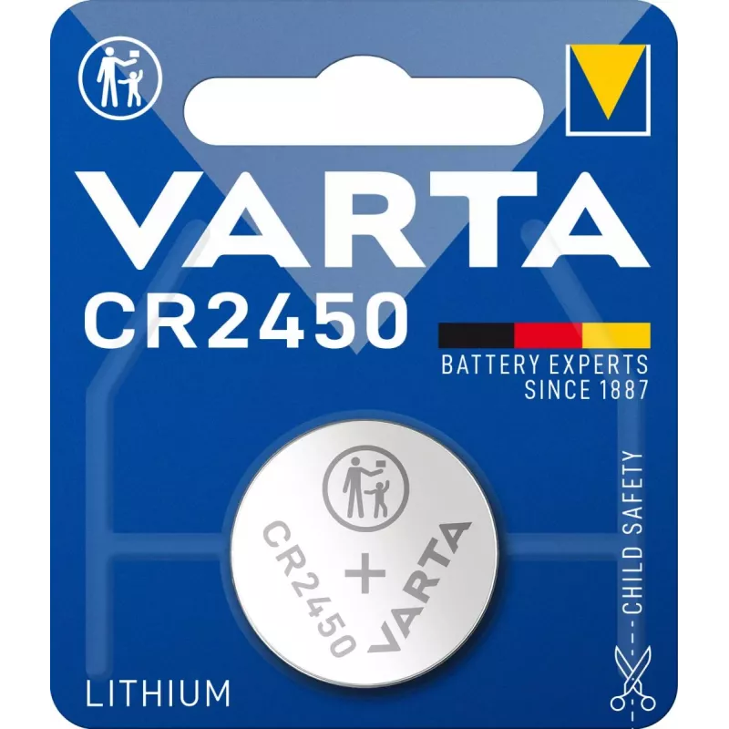 VARTA Patarei Liitium Nööpelement CR2450 3V