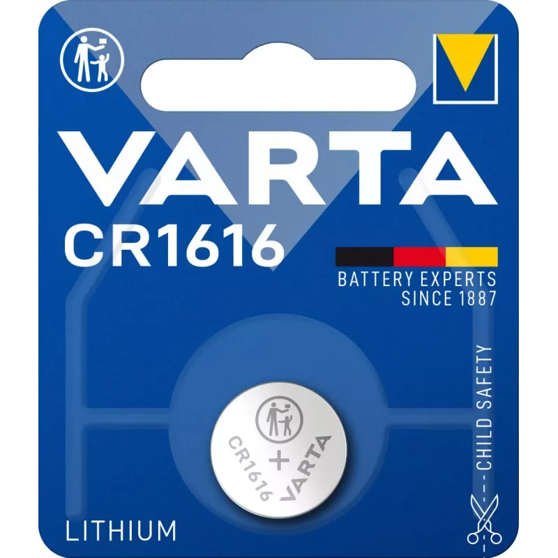 VARTA aku liitium nööpelement Cr1616 3 V