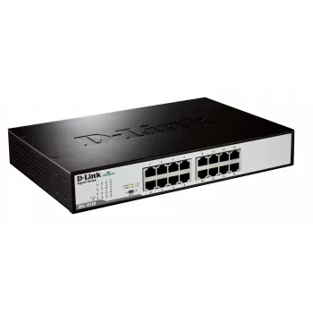 D-Link DGS-1016D/E võrgulüliti, haldamata, must, metallik