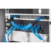 DIGITUS Paigalduspaneel CAT6 8-porti Varjestatud Must 10-tolline
