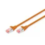 DIGITUS patch-kaabel - CAT6 - S/FTP - Snagless - Cu - 50cm - oranž