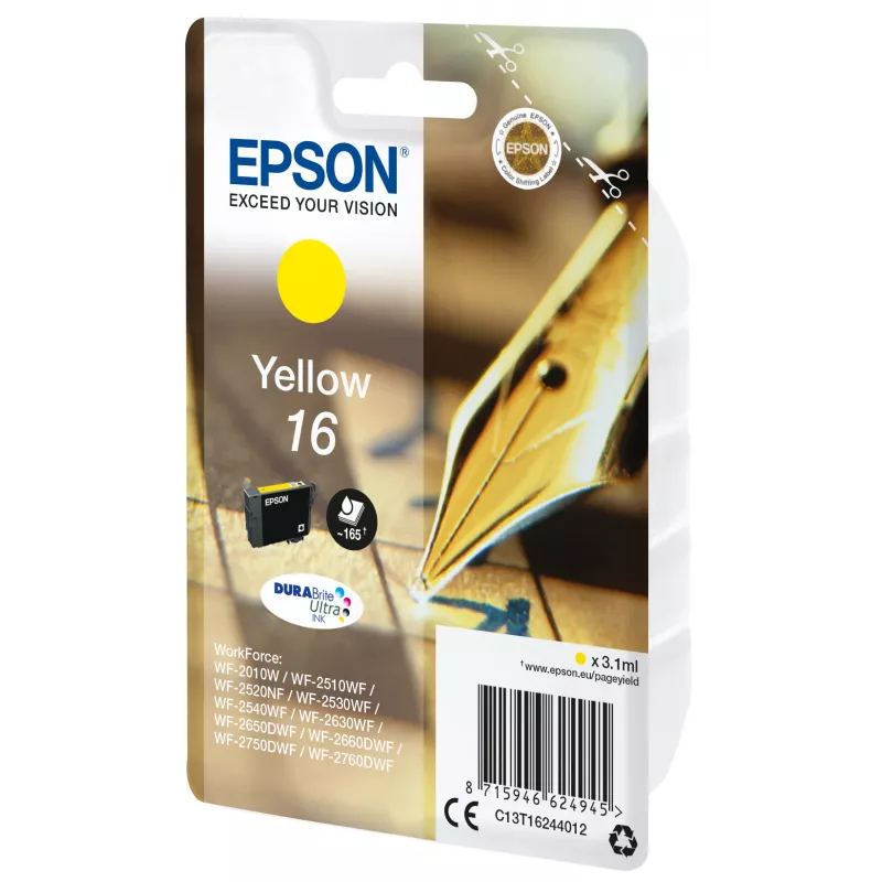 Epson Pen and crossword Singlepack kollane 16 DURABrite Ultra Ink