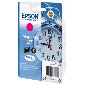 Epson Alarm clock Singlepack magenta 27 DURABrite Ultra Ink