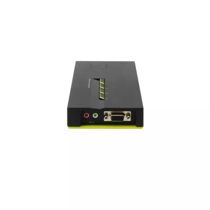 LevelOne 4-pordiline USB VGA KVM-lüliti, helitugi