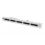 DIGITUS CAT 3 ISDN patch-paneel, varjestamata 25 pordiga RJ45, 8P4C, LSA, 1U, raami paigaldatav, värvus hall RAL 7035