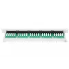 DIGITUS CAT 3 ISDN patch-paneel, varjestamata 25 pordiga RJ45, 8P4C, LSA, 1U, raami paigaldatav, värvus hall RAL 7035