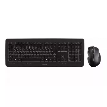 CHERRY DW 5100 klaviatuur, hiir kaasas, universaalne, RF-juhtmevaba, QWERTZ, saksa, must