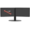Kahe monitori tõstestatiiv Ergotron Neo Flex 62,2 cm Must