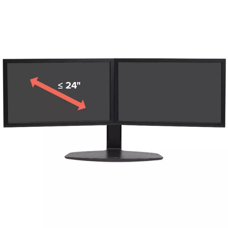 Kahe monitori tõstestatiiv Ergotron Neo Flex 62,2 cm Must