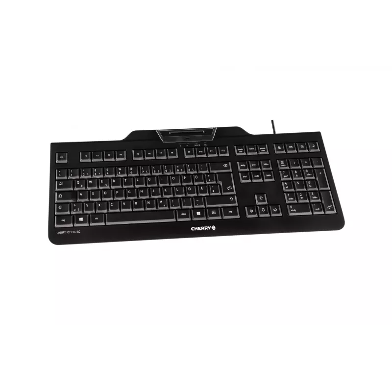Contour Design KC 1000 SC klaviatuur kontor USB QWERTZ saksa must