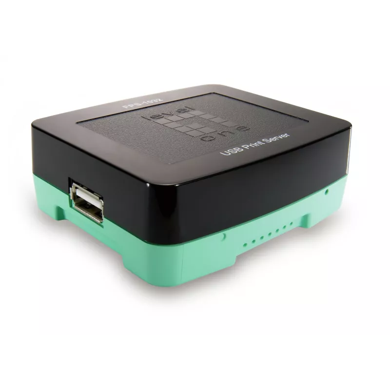LevelOne USB-prindiserver, Must, Roheline, Aktiivsus, Link, Toide, Olek, Päritolumaa: Taiwan, Ethernet LAN, IEEE 802.3, IEEE 802.3u, 10,100 Mbit/s