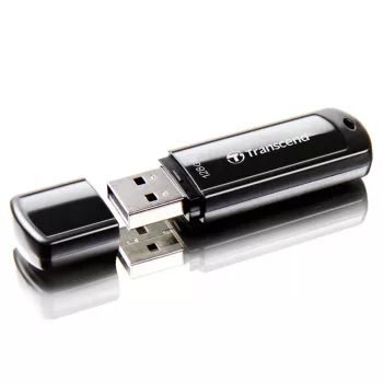 TRANSCEND Jetflash 700 - 128 GB USB-mälupulk - USB 3.0 - must