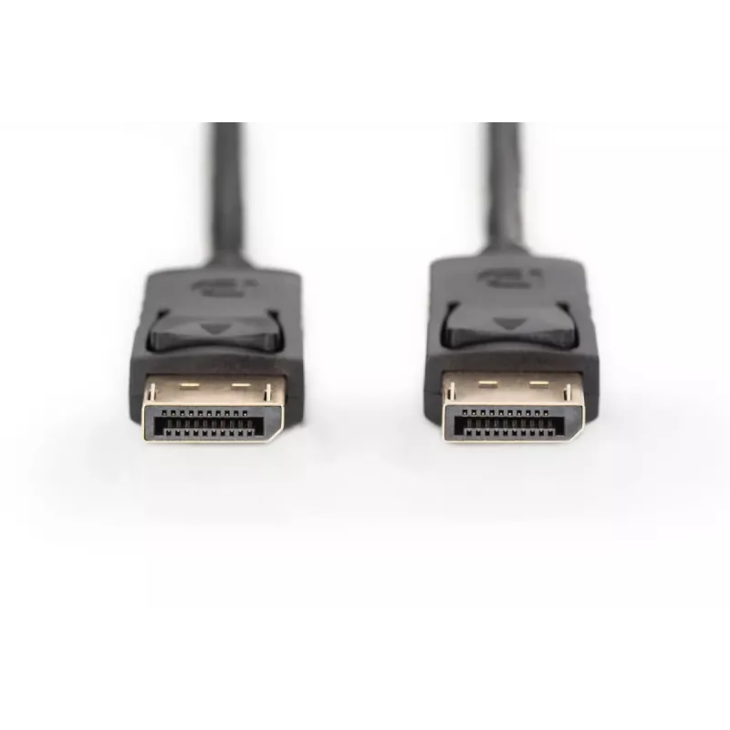 DIGITUS DisplayPort ühenduskaabel, DP M/M, 15m lukustusega, Full HD 1080p must