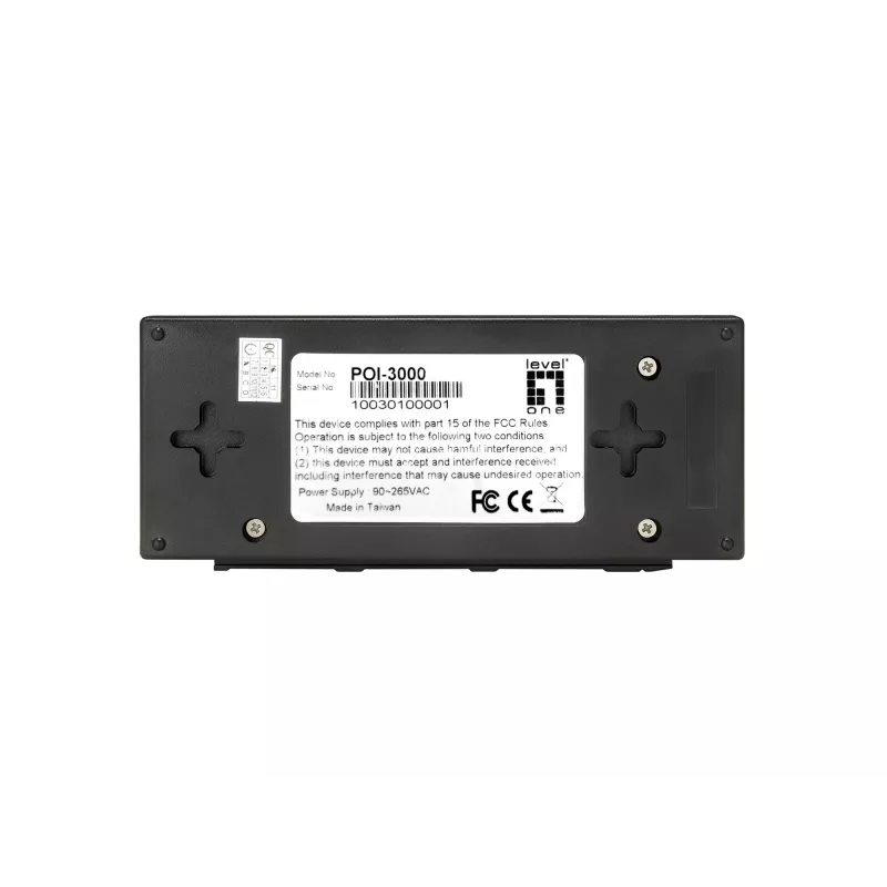 LevelOne Gigabit PoE-sisestaja, 802.3at/af PoE, 30W
