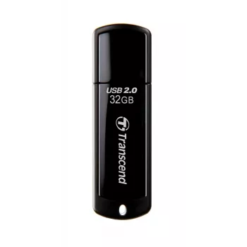 TRANSCEND Jetflash 350 - 32GB mälupulk - USB 2.0 - must