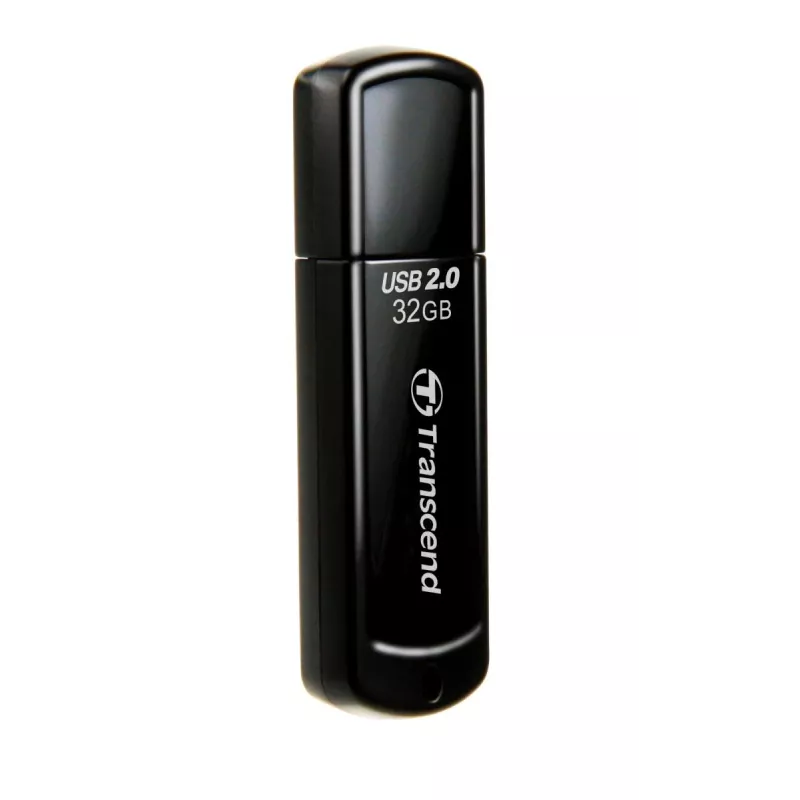 TRANSCEND Jetflash 350 - 32GB mälupulk - USB 2.0 - must