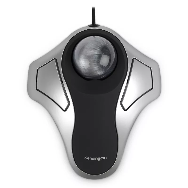 Kensington Orbit Optical Trackball, mõlemakäeline, optiline, USB Type-A, hõbedane