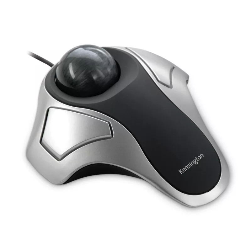 Kensington Orbit Optical Trackball, mõlemakäeline, optiline, USB Type-A, hõbedane