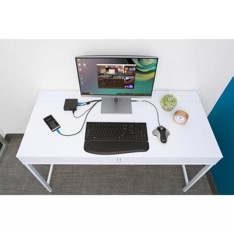 Kensington Orbit Optical Trackball, mõlemakäeline, optiline, USB Type-A, hõbedane