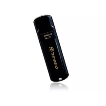 TRANSCEND Jetflash 700 - 16GB USB-mälupulk - USB 3.0 - Must