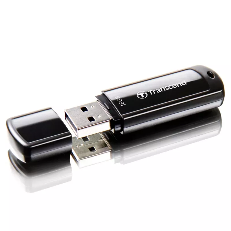 TRANSCEND Jetflash 700 - 16GB USB-mälupulk - USB 3.0 - Must
