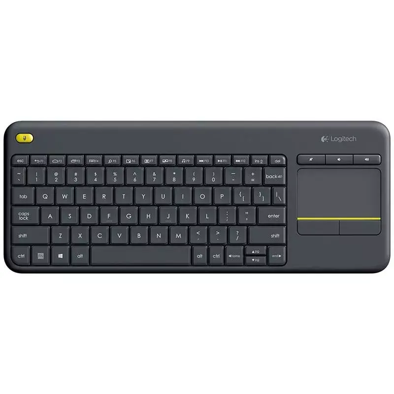 LOGITECH Wireless Touch Keyboard K400 Plus - Must - Qwerty Hollandi