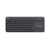 LOGITECH Wireless Touch Keyboard K400 Plus - Must - Qwerty Hollandi