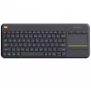 LOGITECH Wireless Touch Keyboard K400 Plus - Must - Qwerty Hollandi