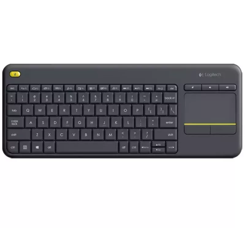 LOGITECH Wireless Touch Keyboard K400 Plus - Must - Qwerty Hollandi