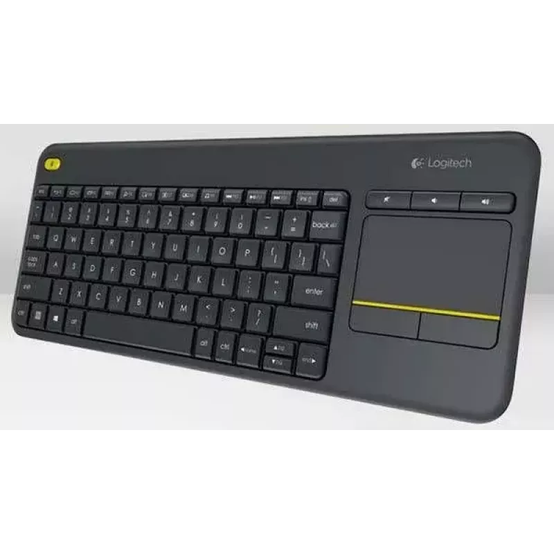 LOGITECH Wireless Touch Keyboard K400 Plus - Must - Qwerty Hollandi