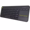 LOGITECH Wireless Touch Keyboard K400 Plus - Must - Qwerty Hollandi