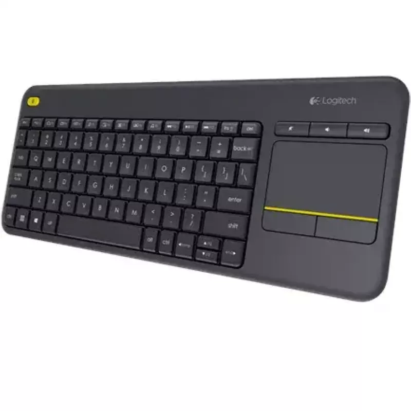 LOGITECH Wireless Touch Keyboard K400 Plus - Must - Qwerty Hollandi