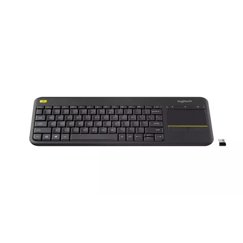 LOGITECH Wireless Touch Keyboard K400 Plus - Must - Qwerty Hollandi
