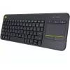 LOGITECH Wireless Touch Keyboard K400 Plus - Must - Qwerty Hollandi