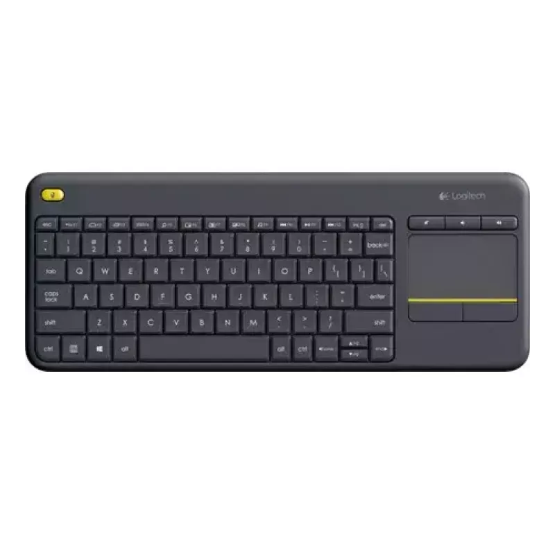 LOGITECH Wireless Touch Keyboard K400 Plus - Must - Qwerty Hollandi