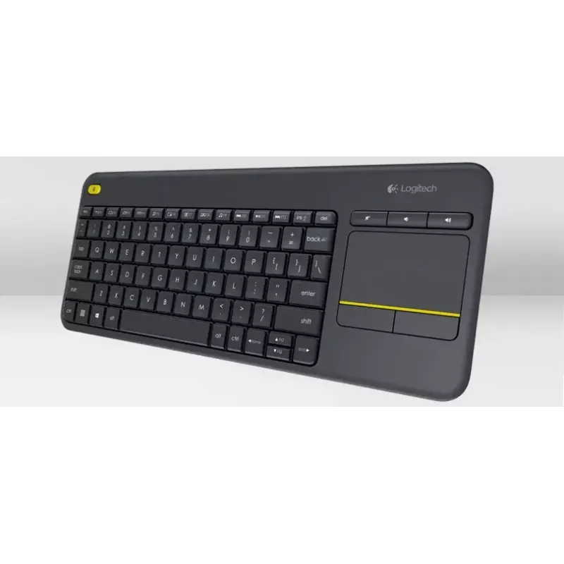LOGITECH Wireless Touch Keyboard K400 Plus - Must - Qwerty Hollandi