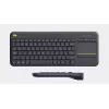 LOGITECH Wireless Touch Keyboard K400 Plus - Must - Qwerty Hollandi