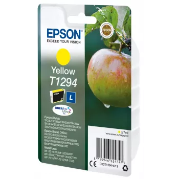 Epson Apple üksikpakendis kollane T1294 DURABrite Ultra tint, kollane, pigmendipõhine tint, 7 ml, 1 tk, 616 lehekülge