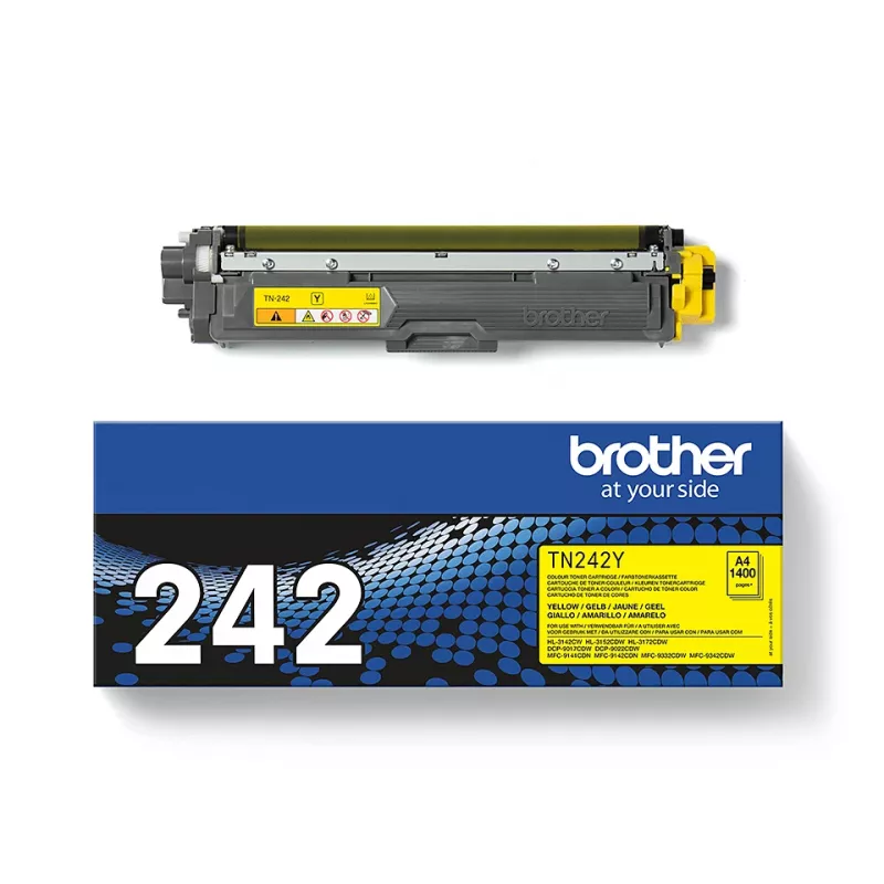 Brother TN-242Y toonerikassett 1 tk Originaal Kollane